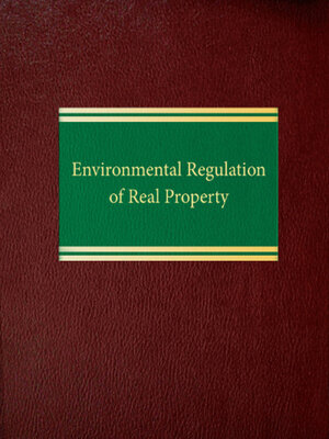 cover image of Environmental Regulation of Real Property